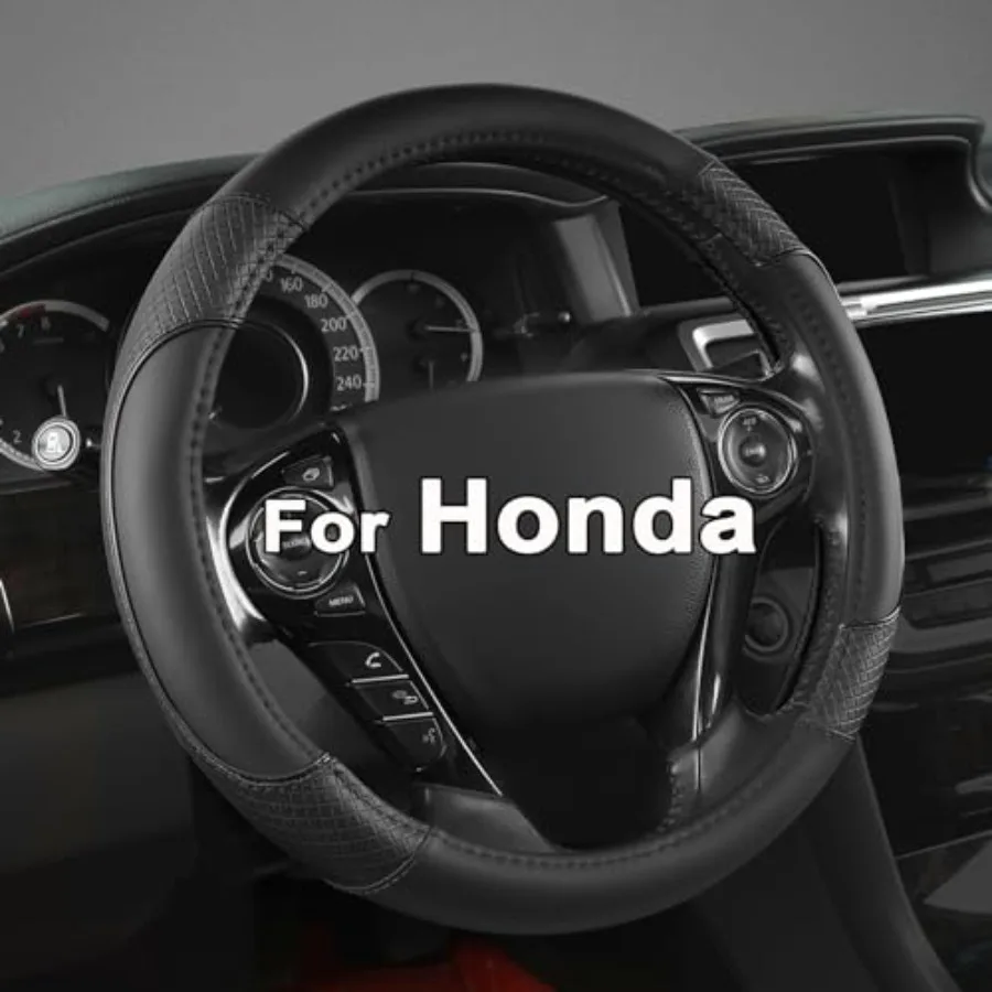 Чехол на руль из микрофибры для Honda Accord, Civic, CR-V, HR-V, Pilot, с ромбовидным узором, черный, стандартный размер
Чехол на руль из микрофибры для Honda Accord, Civic, CR-V, HR-V, Pilot, с ромбовидным узором, черный, стандартный размер