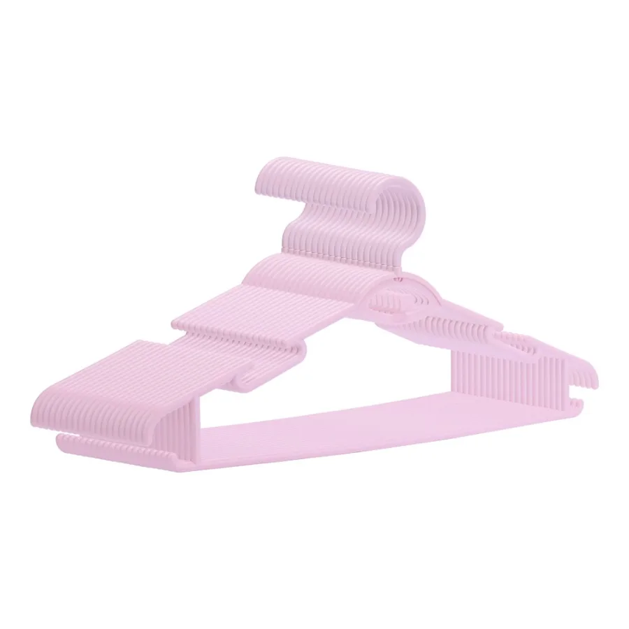 Plastic Non-Slip Hangers Space Saving Clothes Hangers 20 Packs Pink
Plastic Non-Slip Hangers Space Saving Clothes Hangers 20 Packs Pink