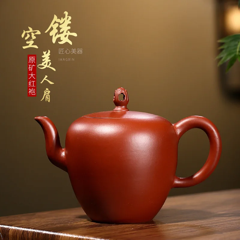 Zisha Teapot Yixing Handmade Pot Kung-fu Teaware Purple Clay Drinkware For Puer Green Black Chinese Tea Beauty Shoulde
Zisha Teapot Yixing Handmade Pot Kung-fu Teaware Purple Clay Drinkware For Puer Green Black Chinese Tea Beauty Shoulde