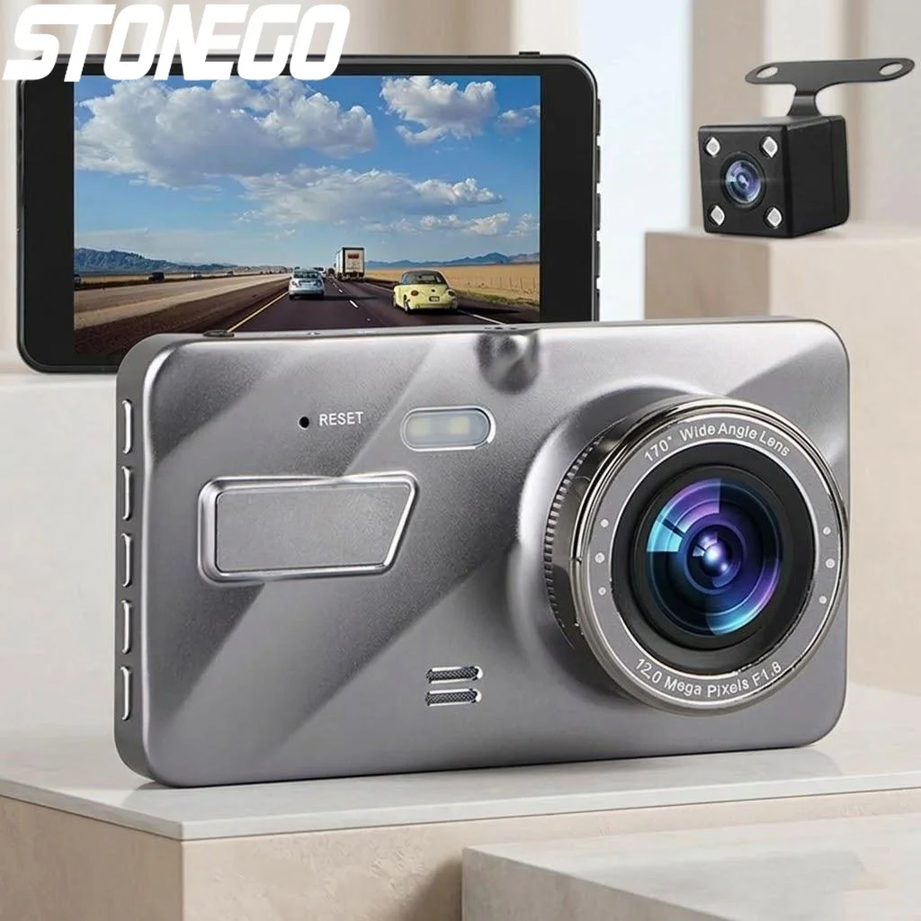 1080P Dual Dash Cam Front Rear 4Inch LCD Night Vision 170 Wide Angle G Sensor Loop Recording Parking Monitor Car DVR
1080P Dual Dash Cam Front Rear 4Inch LCD Night Vision 170 Wide Angle G Sensor Loop Recording Parking Monitor Car DVR