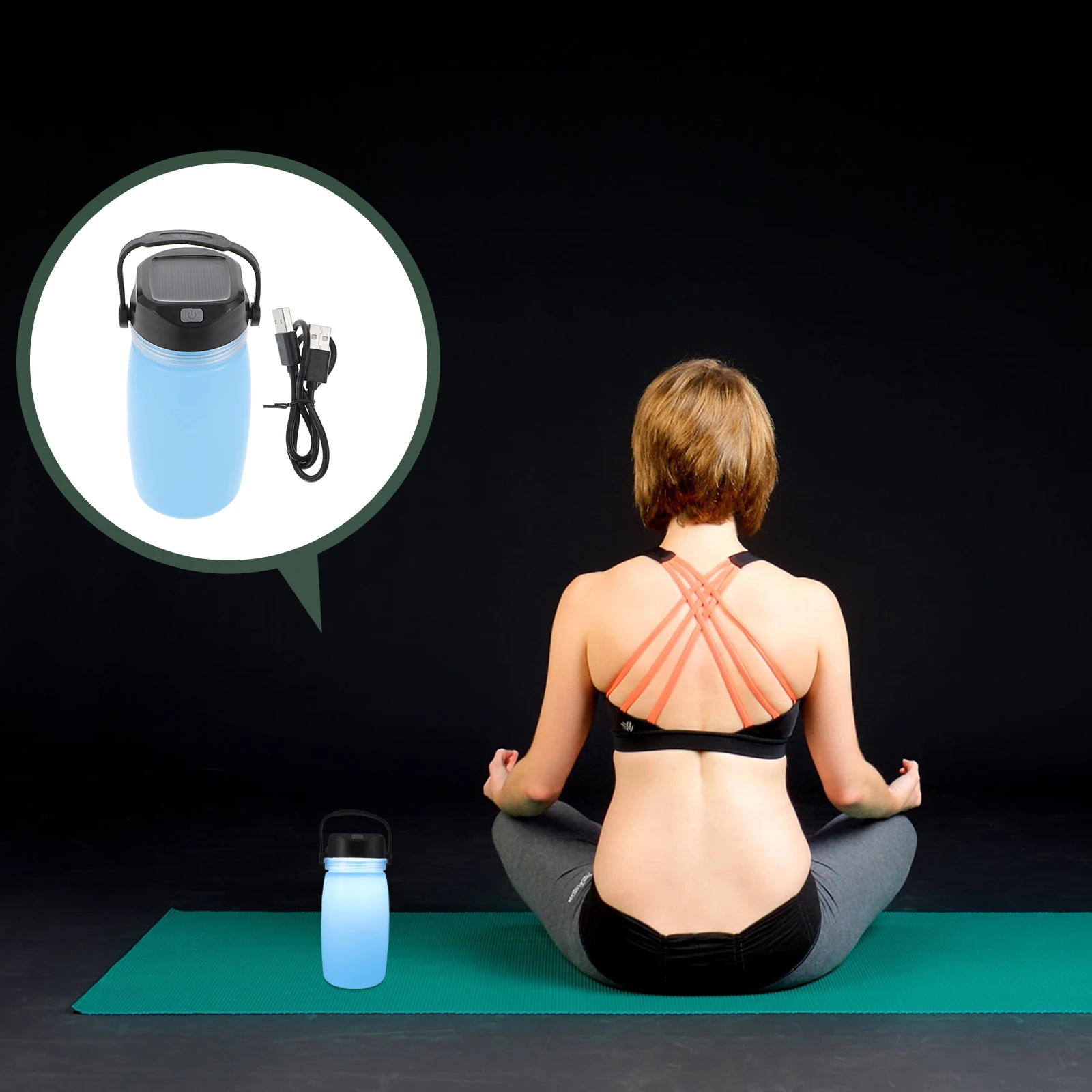 Solar Charging Kettle Tent Lamp Cup Water Bottle for Camping Charge Portable Collapsible Safe Night Light
Solar Charging Kettle Tent Lamp Cup Water Bottle for Camping Charge Portable Collapsible Safe Night Light