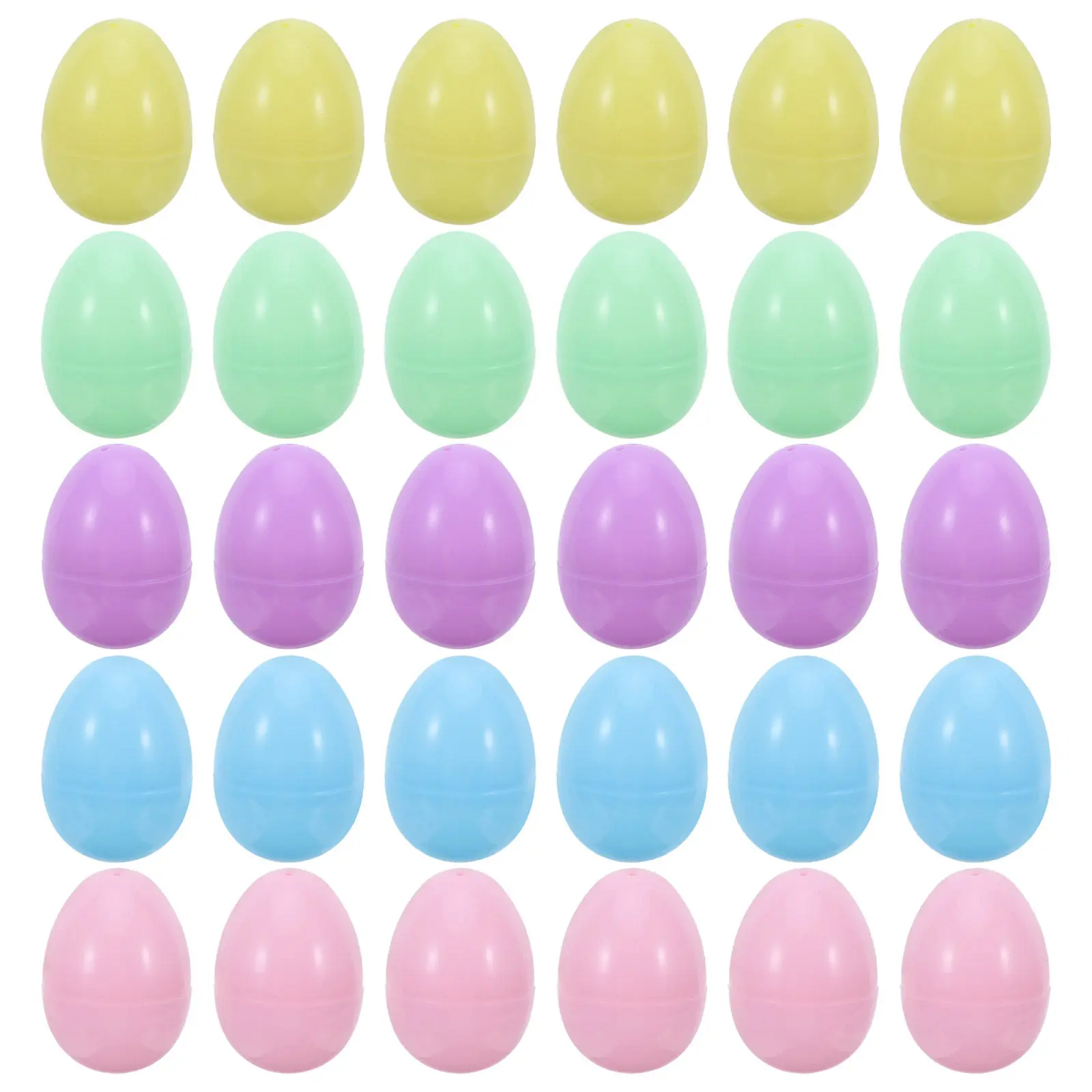 30Pcs Fillable Plastic Easter Eggs Large 56x78mm Pastel Half Transparent Empty Plastic Eggs for Easter Egg Hunt Decorations DIY
30Pcs Fillable Plastic Easter Eggs Large 56x78mm Pastel Half Transparent Empty Plastic Eggs for Easter Egg Hunt Decorations DIY