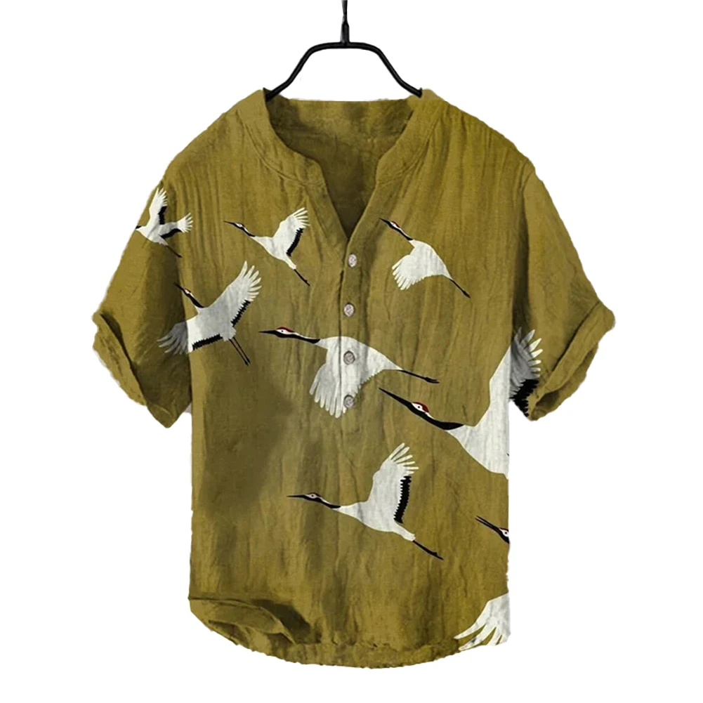 Stylish Comfortable Fashion Hot New Casual Travel Mens Pullover T Shirt Button V-Neck Print Tops Art Shirt Casual
Stylish Comfortable Fashion Hot New Casual Travel Mens Pullover T Shirt Button V-Neck Print Tops Art Shirt Casual