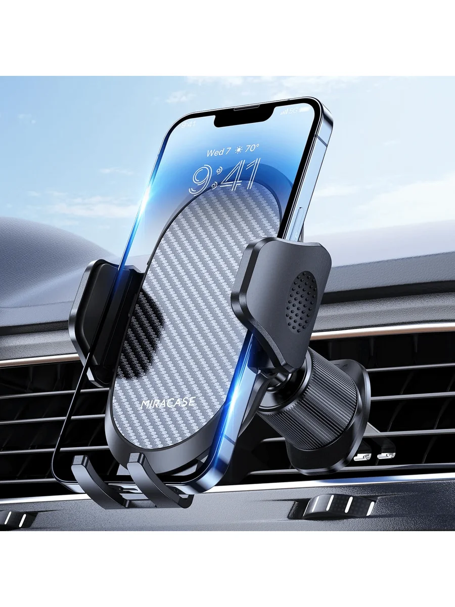 Universal Car Phone Holder With Air Vent Mount, Foldable One-Hand Operation, Compatible With iPhone Android Smartphones
Universal Car Phone Holder With Air Vent Mount, Foldable One-Hand Operation, Compatible With iPhone Android Smartphones