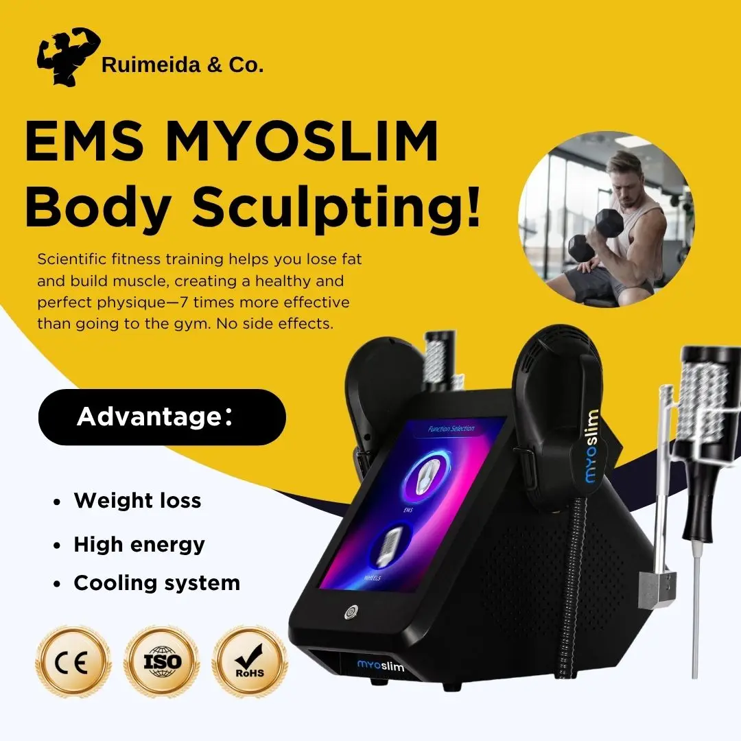 MYOslim 2 in 1 EMS Inner Ball Roller Body Shaper 6500W Muscle Toning Fat Decomposition Lymphatic Drainage Beauty Salon Use
MYOslim 2 in 1 EMS Inner Ball Roller Body Shaper 6500W Muscle Toning Fat Decomposition Lymphatic Drainage Beauty Salon Use