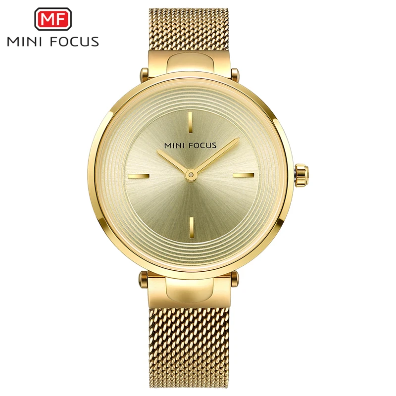 MINI FOCUS New Design Women Quartz Watches Elegant Simple Style Watches Luxury Waterproof Mesh Stainless Steel Band Wrist Watch
MINI FOCUS New Design Women Quartz Watches Elegant Simple Style Watches Luxury Waterproof Mesh Stainless Steel Band Wrist Watch
