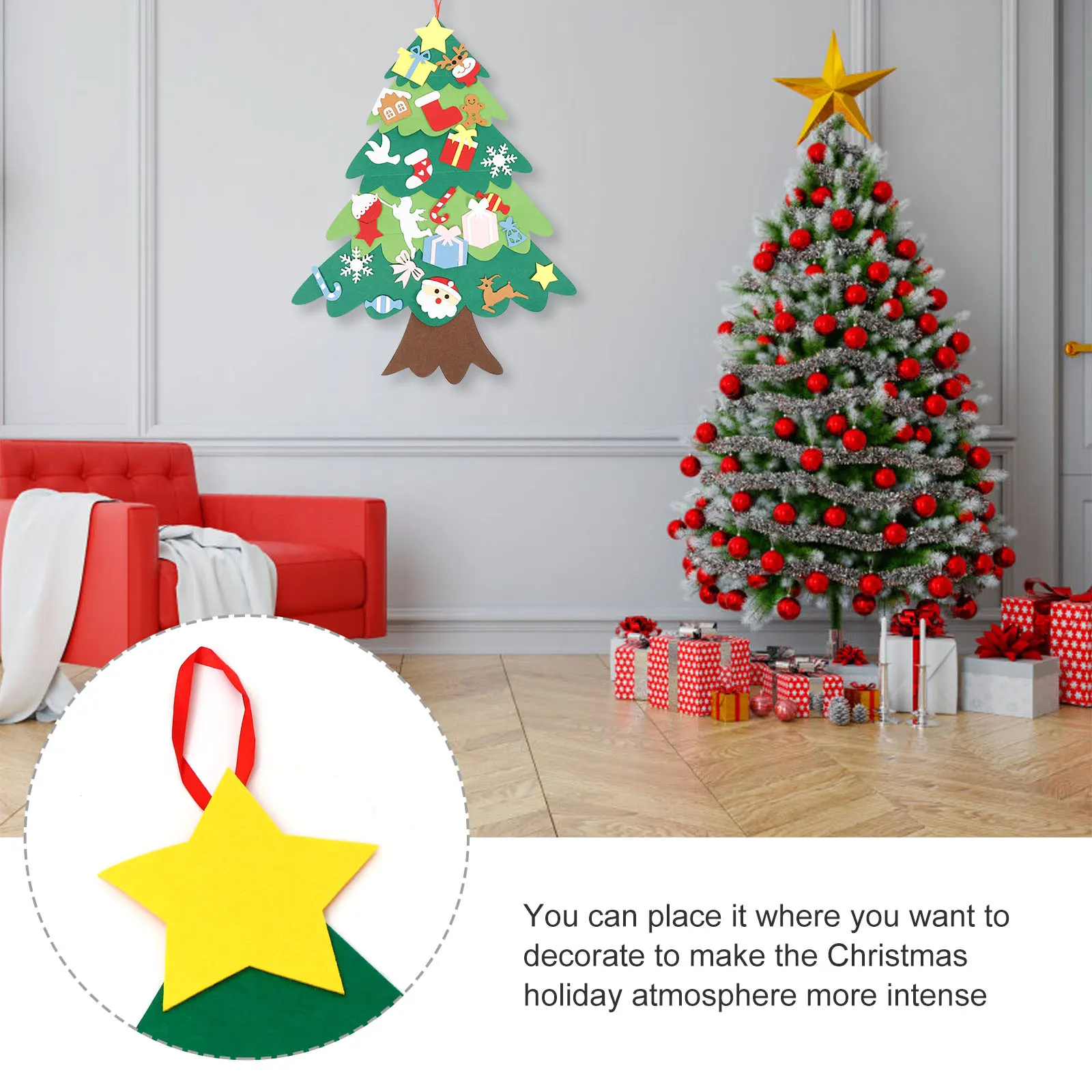 Felt Christmas Tree Pendant Decoration Xmas Ornament DIY Ornaments Child for
Felt Christmas Tree Pendant Decoration Xmas Ornament DIY Ornaments Child for