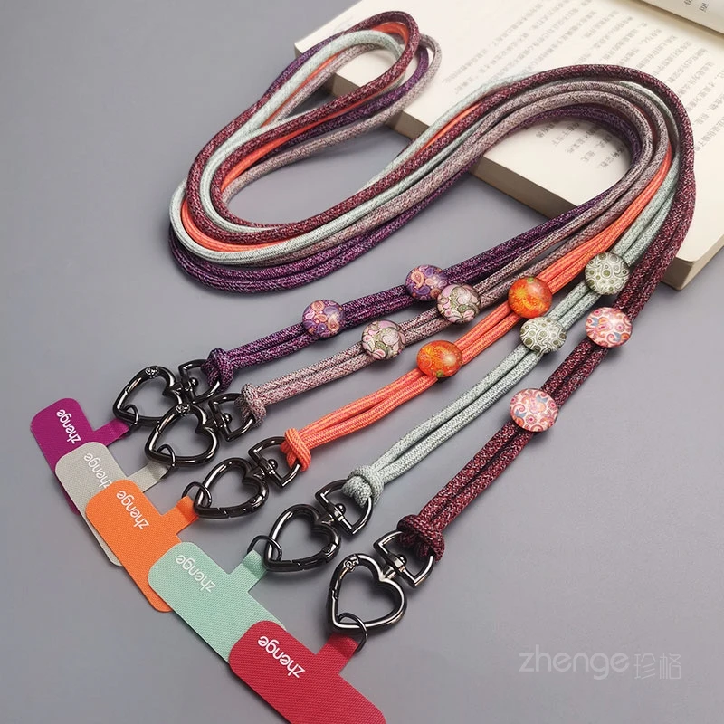 Crystal stone color patterned long crossbody phone lanyard, fashionable women's anti lost phone lanyard
Crystal stone color patterned long crossbody phone lanyard, fashionable women's anti lost phone lanyard
