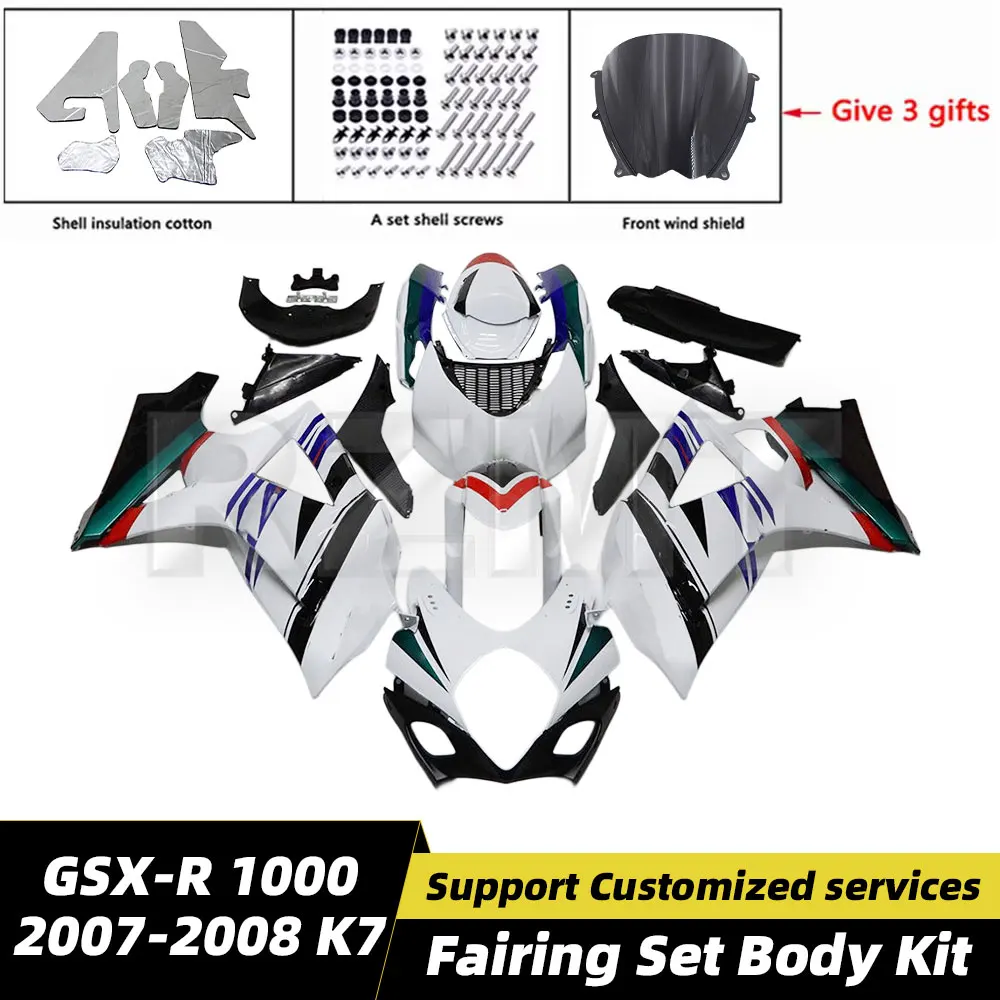 For Suzuki GSX-R 1000 2007-08 K7 ABS Plastic Motorcycle Fairing Set Body Kit Bodywork Set Accessories Injection 07-08 S1007-133a
For Suzuki GSX-R 1000 2007-08 K7 ABS Plastic Motorcycle Fairing Set Body Kit Bodywork Set Accessories Injection 07-08 S1007-133a