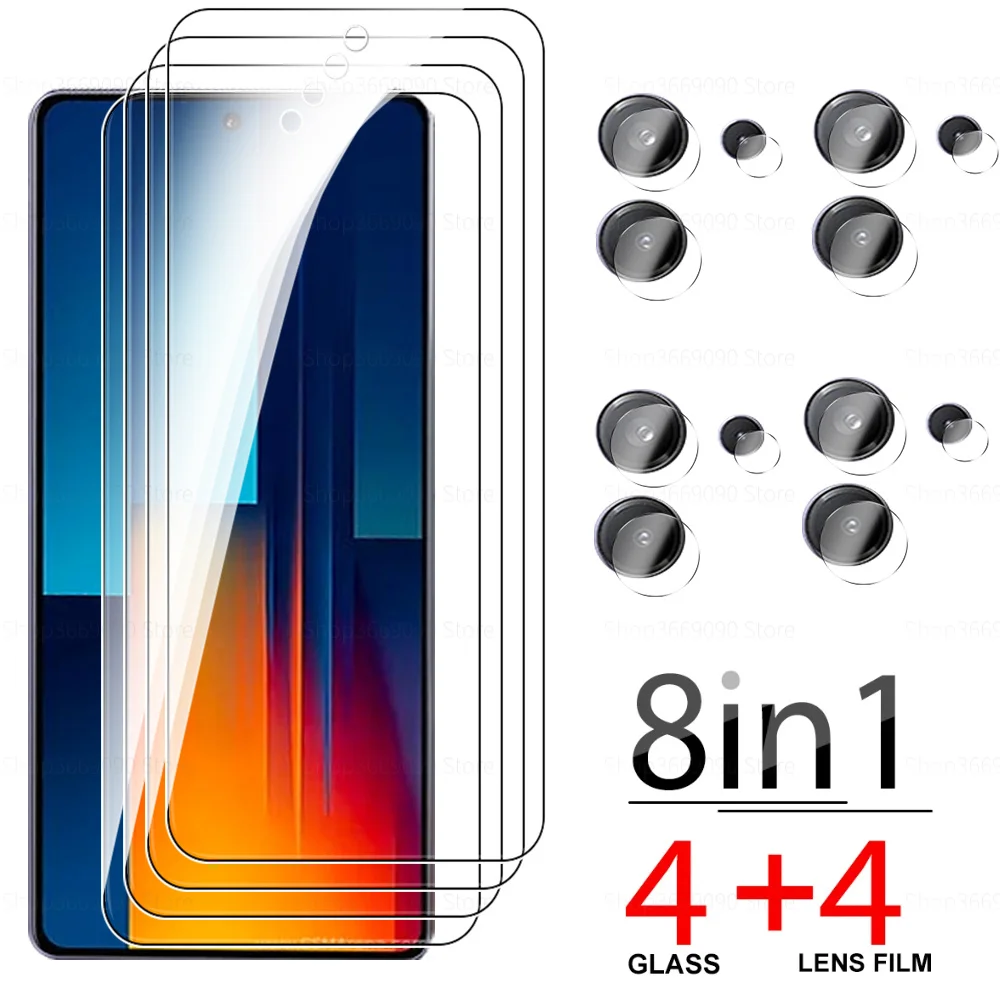 8 в 1 6,67 ''Pocophone Poko M6Pro M 6 Pro 4G Защитное стекло для объектива камеры для Xiaomi Poco M6 Pro защита для экрана из закаленного стекла
8 в 1 6,67 ''Pocophone Poko M6Pro M 6 Pro 4G Защитное стекло для объектива камеры для Xiaomi Poco M6 Pro защита для экрана из закаленного стекла
