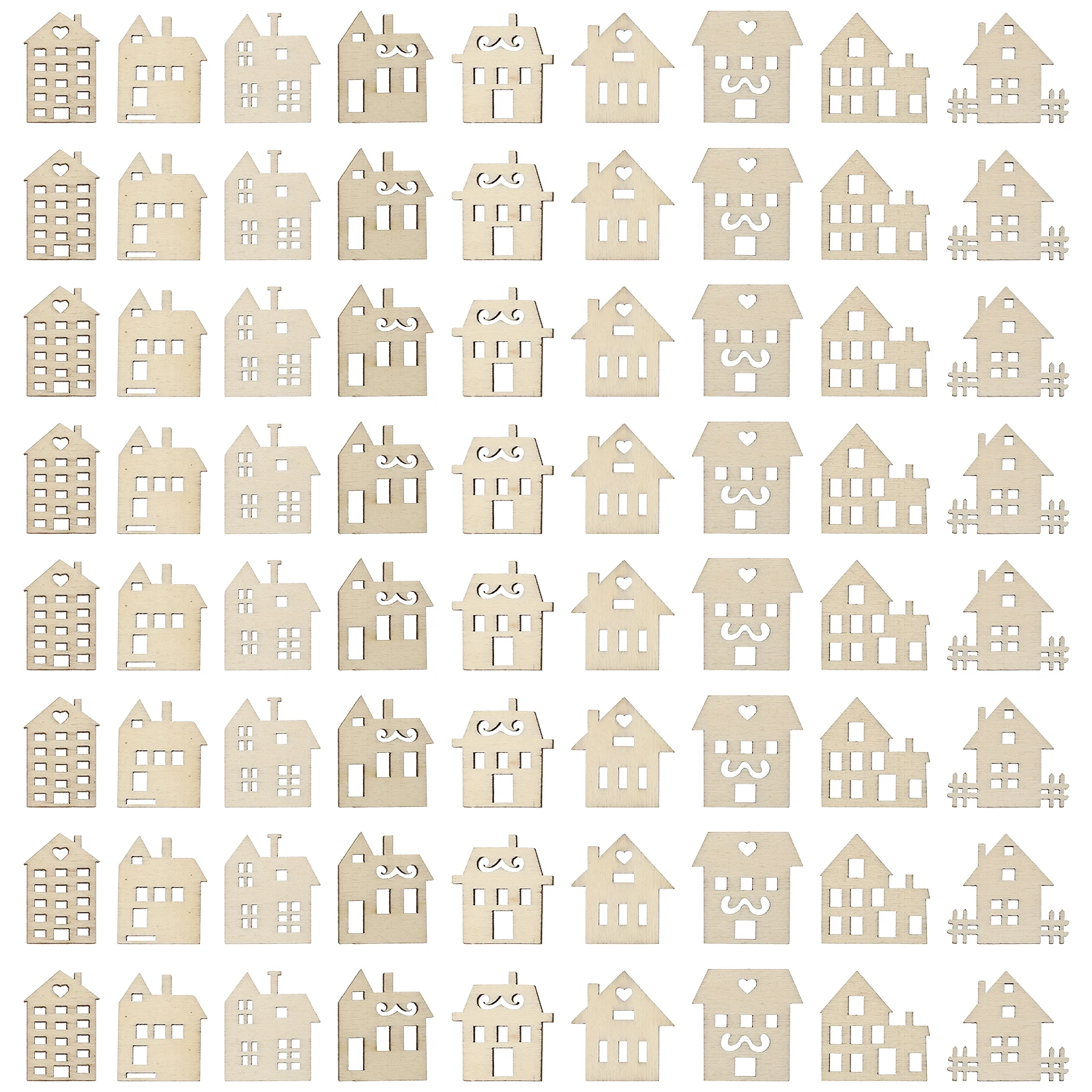 100 Pcs House Doodle Wood Chips Children DIY Supplies Kindergarten Hand Painted Wooden Slices Crafts Blank Kids Graffiti
100 Pcs House Doodle Wood Chips Children DIY Supplies Kindergarten Hand Painted Wooden Slices Crafts Blank Kids Graffiti