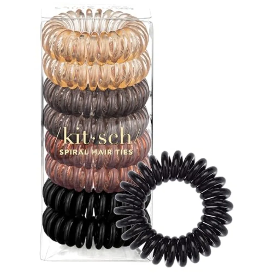 Spiral Hair Ties for Women Coiled Plastic Hair Ties No Damage, Ponytail Holders for Thick and Thin Hair Creaseless and Dent-Fre
Spiral Hair Ties for Women Coiled Plastic Hair Ties No Damage, Ponytail Holders for Thick and Thin Hair Creaseless and Dent-Fre