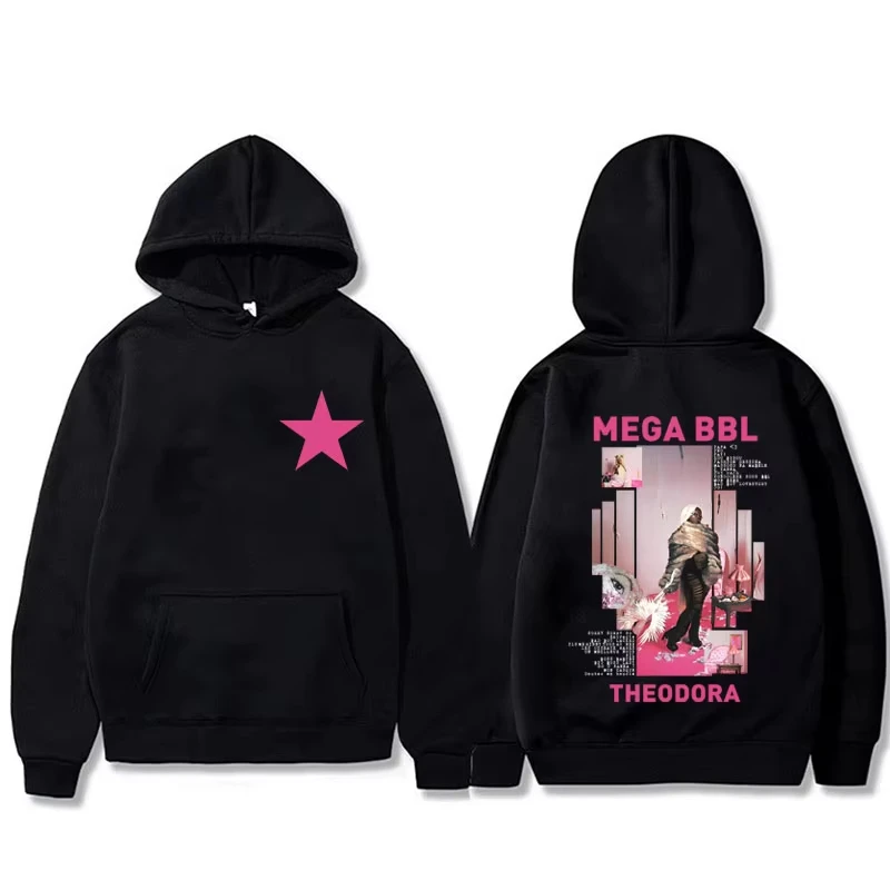 Худи с графическим принтом альбома Rapper Theodora Mega Bbl, унисекс, в стиле хип-хоп, модная толстовка в стиле поп-музыки, мужская повседневная винтажная кофта-пуловер
Худи с графическим принтом альбома Rapper Theodora Mega Bbl, унисекс, в стиле хип-хоп, модная толстовка в стиле поп-музыки, мужская повседневная винтажная кофта-пуловер