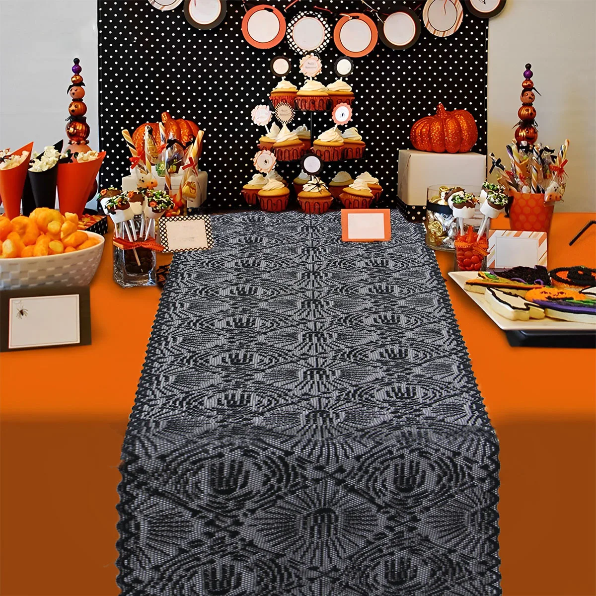 Halloween Table Runner Pumpkins Bats Table Runner for Dining Table Halloween Party Decorations For Home Halloween Party Supplies
Halloween Table Runner Pumpkins Bats Table Runner for Dining Table Halloween Party Decorations For Home Halloween Party Supplies