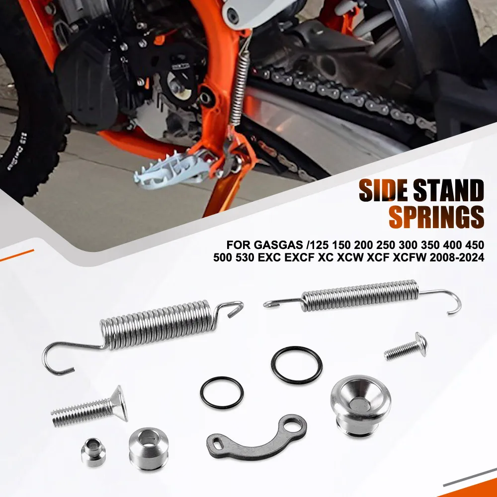 Kickstand Side Stand Springs Kit For GasGas /125 150 200 250 300 350 400 450 500 530 EXC EXCF XC XCW XCF XCFW 2008-2023 2024
Kickstand Side Stand Springs Kit For GasGas /125 150 200 250 300 350 400 450 500 530 EXC EXCF XC XCW XCF XCFW 2008-2023 2024