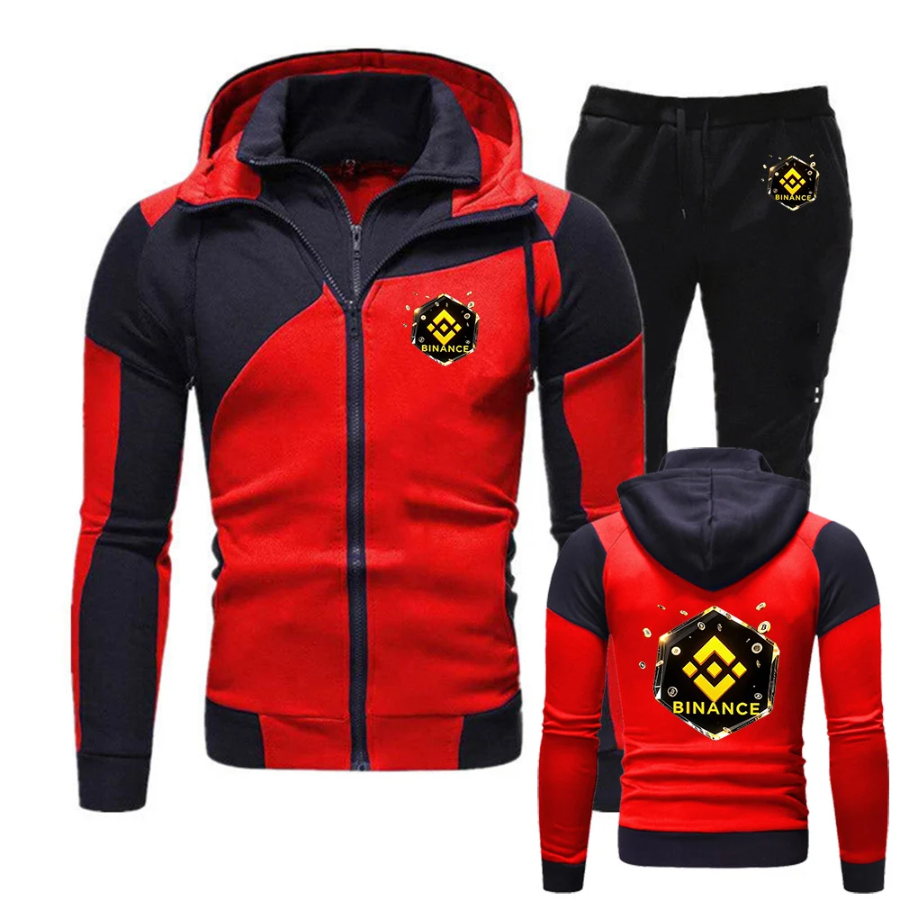 2026 Men's Spring And Autumn Binance Crypto Logo Print Zipper Pocket Cardigan Hoodies Drawstring Sports Long Pants Suits
2026 Men's Spring And Autumn Binance Crypto Logo Print Zipper Pocket Cardigan Hoodies Drawstring Sports Long Pants Suits