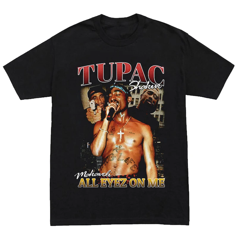 2pac памятный принт ретро хип-хоп рэп уличный топ из чистого хлопка с короткими рукавами
2pac памятный принт ретро хип-хоп рэп уличный топ из чистого хлопка с короткими рукавами