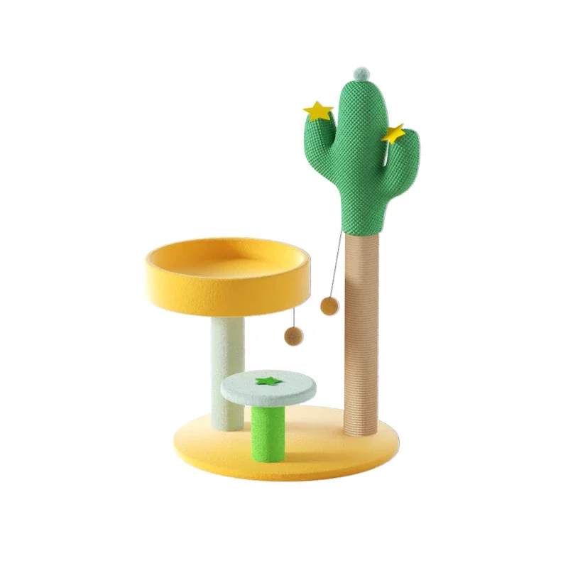 Tree Cat Toy Cactus Cat Scratching Board As One Climbing Frame Wear-resistant Vertical Type Cat Scratch Rack Tree House
Tree Cat Toy Cactus Cat Scratching Board As One Climbing Frame Wear-resistant Vertical Type Cat Scratch Rack Tree House