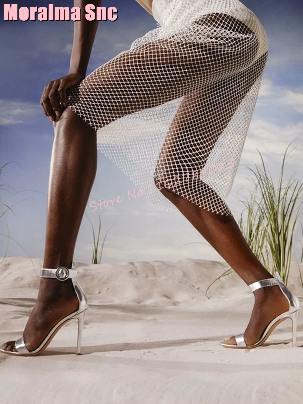 White Round Open Toe Belt Buckle Sandals Stiletto High Heels Solid Ankle Strap Sexy Women Shoes Summer Fashion Cover Heel 2023
White Round Open Toe Belt Buckle Sandals Stiletto High Heels Solid Ankle Strap Sexy Women Shoes Summer Fashion Cover Heel 2023