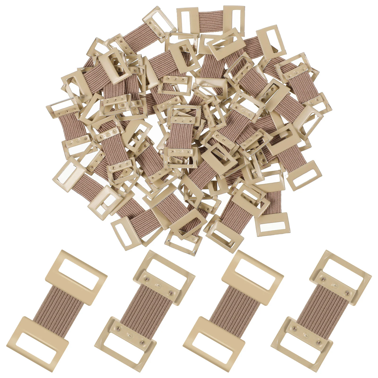 50 Pcs Aluminum Buckle Bandage Grab Clips for Bandages Stretch Replacement Medical Grips Compression Fastening
50 Pcs Aluminum Buckle Bandage Grab Clips for Bandages Stretch Replacement Medical Grips Compression Fastening