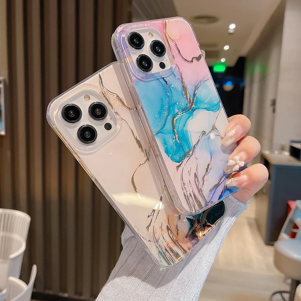 Модный чехол с мраморным узором и рисунком для iPhone 16/17 Pro Max 15Pro 14 13 12 11, противоударный силиконовый чехол 17Air 
Модный чехол с мраморным узором и рисунком для iPhone 16/17 Pro Max 15Pro 14 13 12 11, противоударный силиконовый чехол 17Air