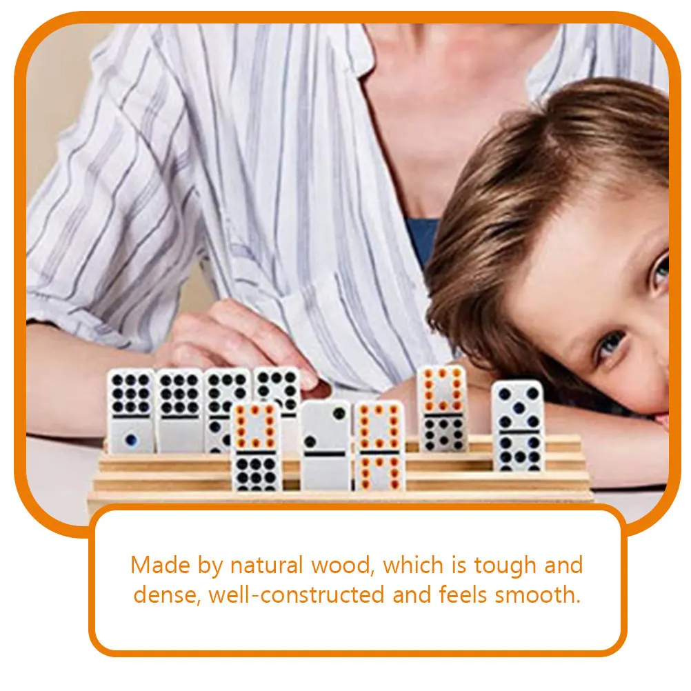 Деревянные подставки для домино с основанием из натурального дерева, многофункциональный держатель для хранения плиток домино и карт, дизайн с наклонным углом, гладкая поверхность
Деревянные подставки для домино с основанием из натурального дерева, многофункциональный держатель для хранения плиток домино и карт, дизайн с наклонным углом, гладкая поверхность