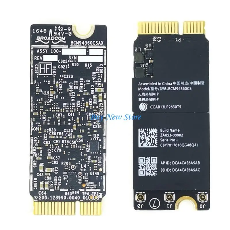 20CE BCM94360CS Bluetooth-compatible4.0 Wifi Airport Card For Book A1425 A1502 A1398 2013 2014 Years Laptop Wireless Card
20CE BCM94360CS Bluetooth-compatible4.0 Wifi Airport Card For Book A1425 A1502 A1398 2013 2014 Years Laptop Wireless Card
