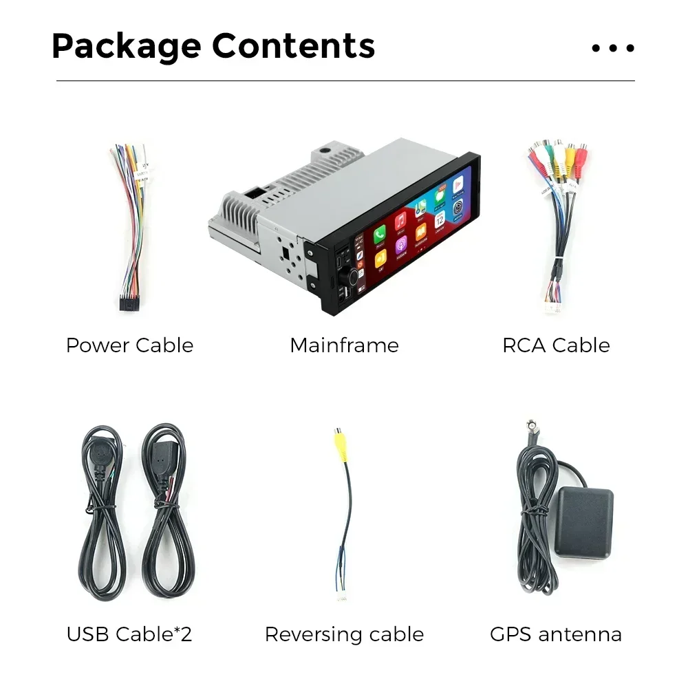 Android Universal 1din Car Multimedia Player 6.86inch HD Touch Screen FM Radio Support Wireless Carplay Auto Audio USB TF Type-C
Android Universal 1din Car Multimedia Player 6.86inch HD Touch Screen FM Radio Support Wireless Carplay Auto Audio USB TF Type-C