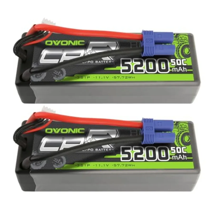 Аккумулятор для радиоуправляемых машин и грузовиков: 3S Lipo 11.1V 5200mAh 50C, черный разъем EC5, высокая скорость разряда, для моделей Arrma 1/5, 1/8, 1/10.
Аккумулятор для радиоуправляемых машин и грузовиков: 3S Lipo 11.1V 5200mAh 50C, черный разъем EC5, высокая скорость разряда, для моделей Arrma 1/5, 1/8, 1/10.