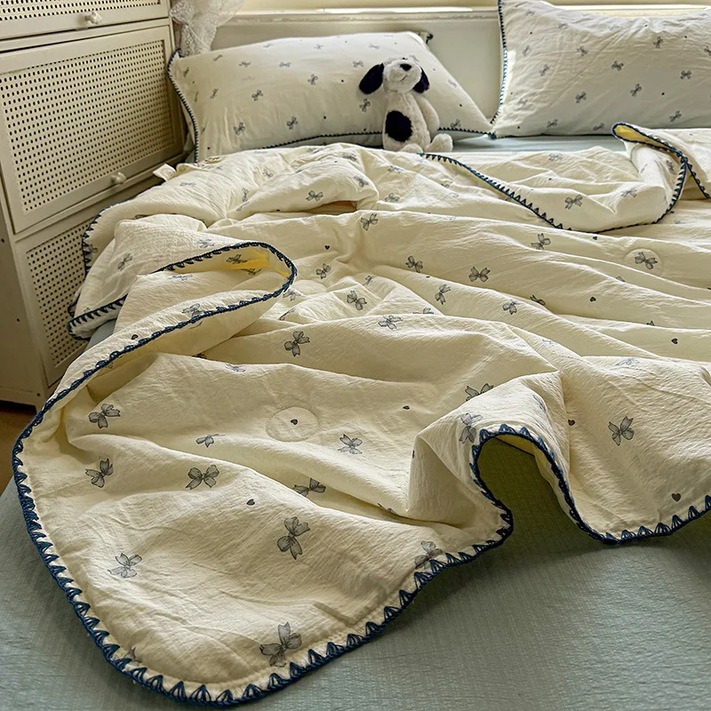 Printed Summer Quilt Lightweight Queen Duvet Washable Single Double Bed Blanket Soft Skin-friendly Air Conditioner Comforter
Printed Summer Quilt Lightweight Queen Duvet Washable Single Double Bed Blanket Soft Skin-friendly Air Conditioner Comforter