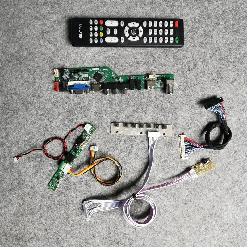 For LM270WF2/LM270WF5/LM270WF6/LM270WF7/LM270WF8 30Pin WLDE 60Hz 1920*1080 LCD Display Controller Board Kit VGA+USB+AV LVDS
For LM270WF2/LM270WF5/LM270WF6/LM270WF7/LM270WF8 30Pin WLDE 60Hz 1920*1080 LCD Display Controller Board Kit VGA+USB+AV LVDS