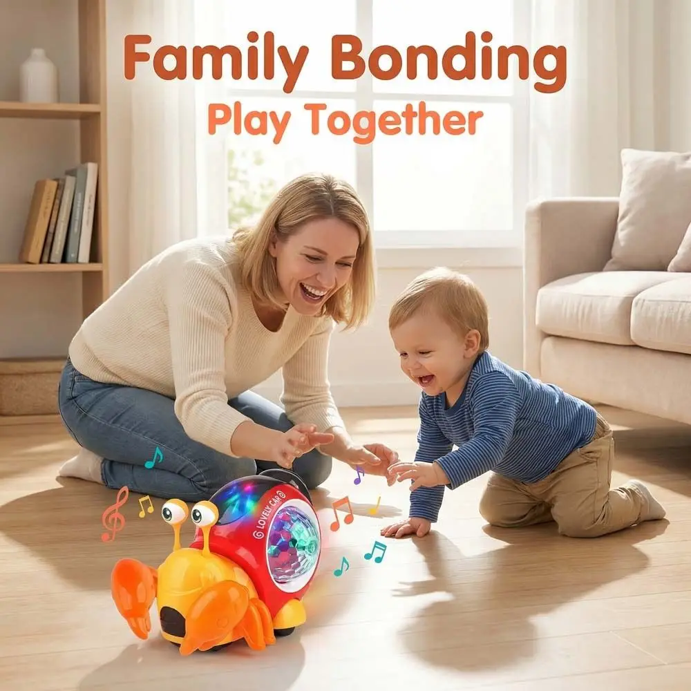 Пластиковая светодиодная игрушка-краб на батарейках, ходячая игрушка для развития моторики, музыкальная танцующая игрушка-краб-отшельник, развивающая игрушка-улитка с подвижными элементами
Пластиковая светодиодная игрушка-краб на батарейках, ходячая игрушка для развития моторики, музыкальная танцующая игрушка-краб-отшельник, развивающая игрушка-улитка с подвижными элементами