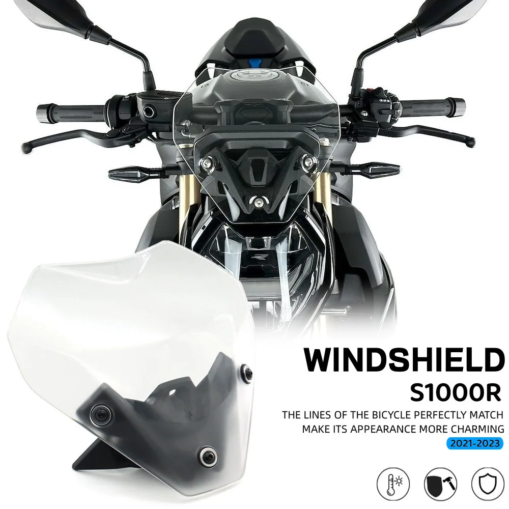 NEW Motorcycle Windshield Windshield Deflector Windshield Cover FOR BMW S1000R S 1000 R S 1000R 2021 2022 2023
NEW Motorcycle Windshield Windshield Deflector Windshield Cover FOR BMW S1000R S 1000 R S 1000R 2021 2022 2023