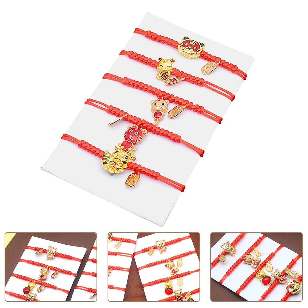 5pcs Red String Bracelet Cord Wrist Chain Rope Braided Bangle Alloy New Year Valentine Jewelry
5pcs Red String Bracelet Cord Wrist Chain Rope Braided Bangle Alloy New Year Valentine Jewelry