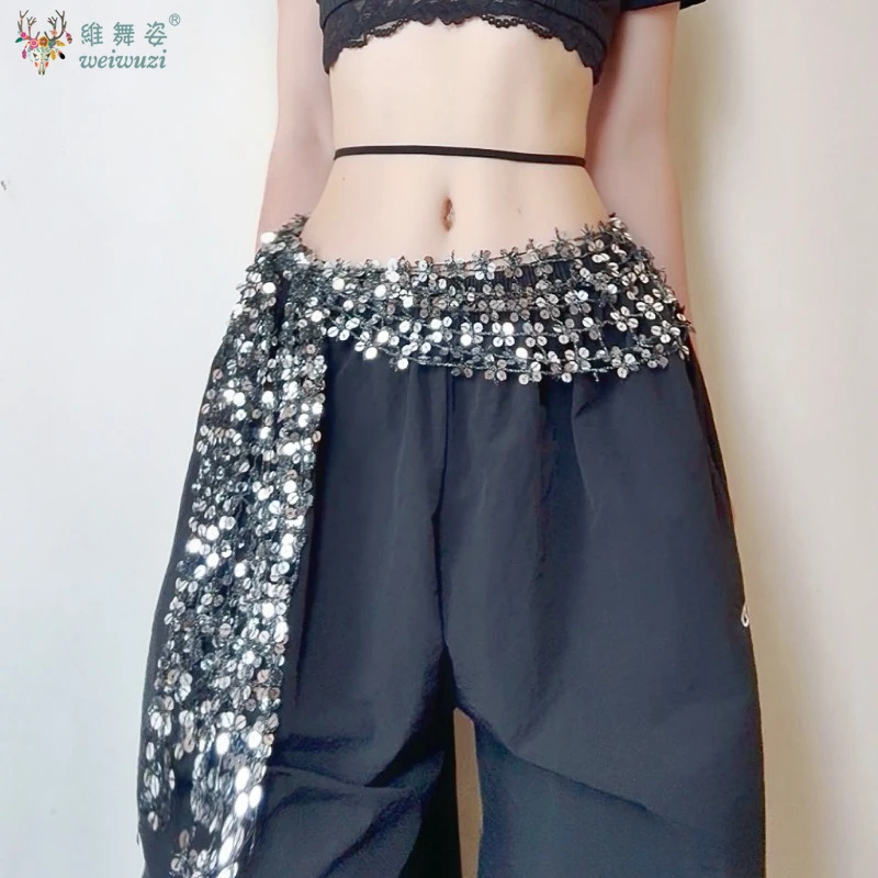 Блестящий пояс-шарф в стиле хип-хоп с пайетками, для джазовых танцев, с бахромой, для фестивалей, универсальный аксессуар для танцевальных костюмов
Блестящий пояс-шарф в стиле хип-хоп с пайетками, для джазовых танцев, с бахромой, для фестивалей, универсальный аксессуар для танцевальных костюмов