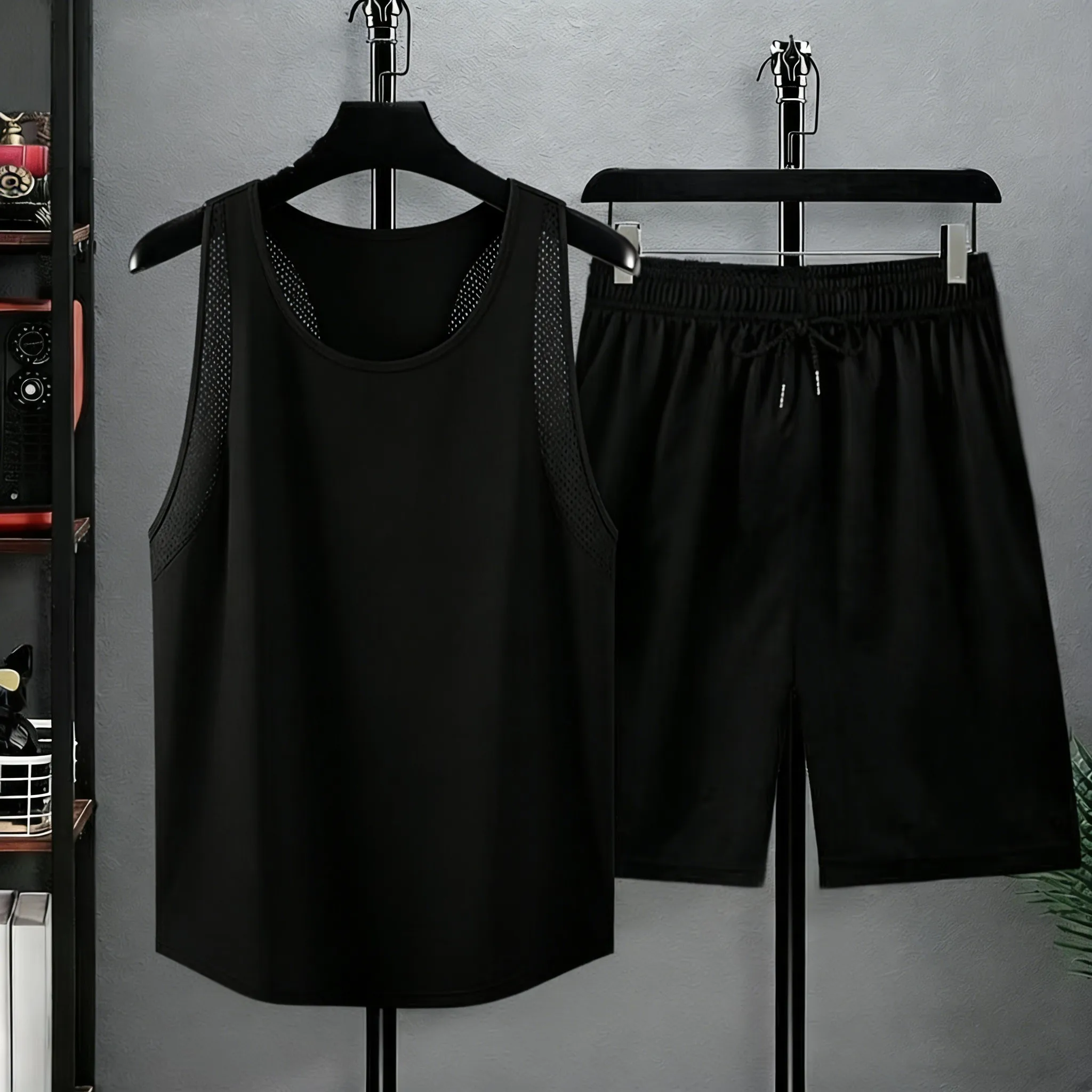 Solid Sports New In Mens Vest Set Casual Daily Comfortable Tank Top Simple Basics Shorts Pocket Loose Pants Mesh Sleeveless Tops
Solid Sports New In Mens Vest Set Casual Daily Comfortable Tank Top Simple Basics Shorts Pocket Loose Pants Mesh Sleeveless Tops