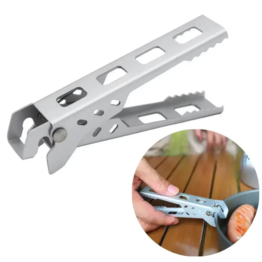 Outdoor Anti-Scald Pot Gripper Camping Aluminum Alloy Clamp Pan Bowl Gripper Folding Handle Hiking Camping Picnic Cookware Food
Outdoor Anti-Scald Pot Gripper Camping Aluminum Alloy Clamp Pan Bowl Gripper Folding Handle Hiking Camping Picnic Cookware Food