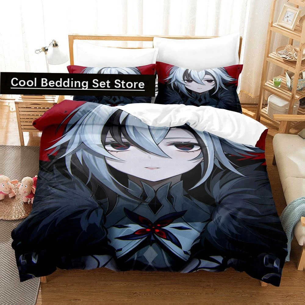Genshin Impact Arlecchino Bedding Set Single Twin Full Queen King Size Bed Set Aldult Kid Bedroom Duvetcover Sets Game Anime
Genshin Impact Arlecchino Bedding Set Single Twin Full Queen King Size Bed Set Aldult Kid Bedroom Duvetcover Sets Game Anime