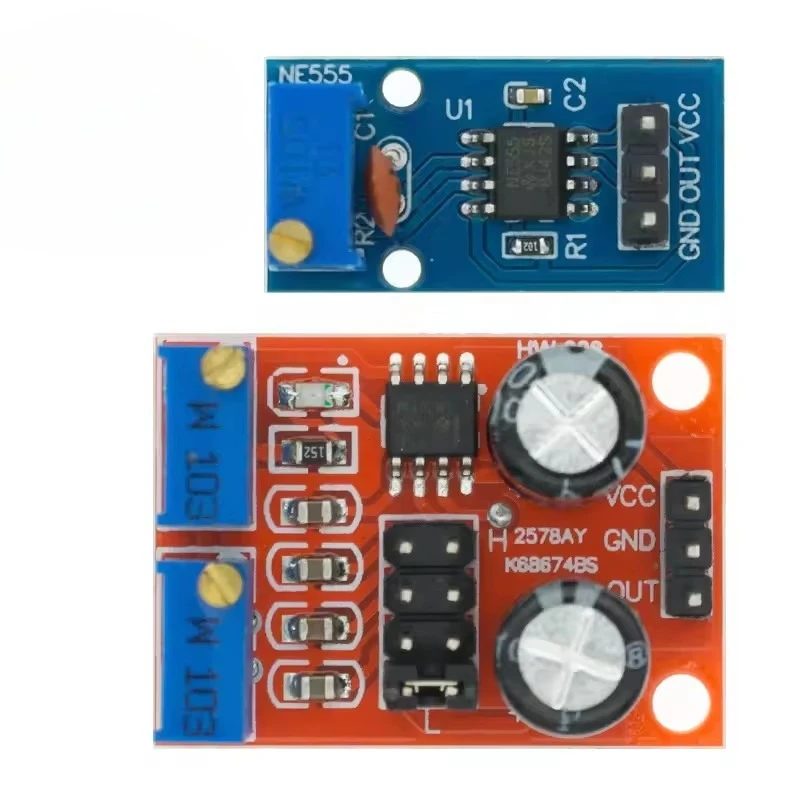 DC 5-12V NE555 Waveform Generator Module Tunable Frequency Duty Ratio Square Signal Source For Arduino Stepper Motor Control
DC 5-12V NE555 Waveform Generator Module Tunable Frequency Duty Ratio Square Signal Source For Arduino Stepper Motor Control