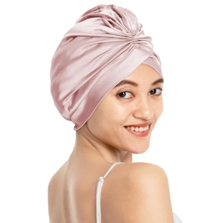 Silk Bonnet for Sleeping Womens 100% Mulberry Silk Sleep Cap Hair Wrap for Curly Long Hair
Silk Bonnet for Sleeping Womens 100% Mulberry Silk Sleep Cap Hair Wrap for Curly Long Hair