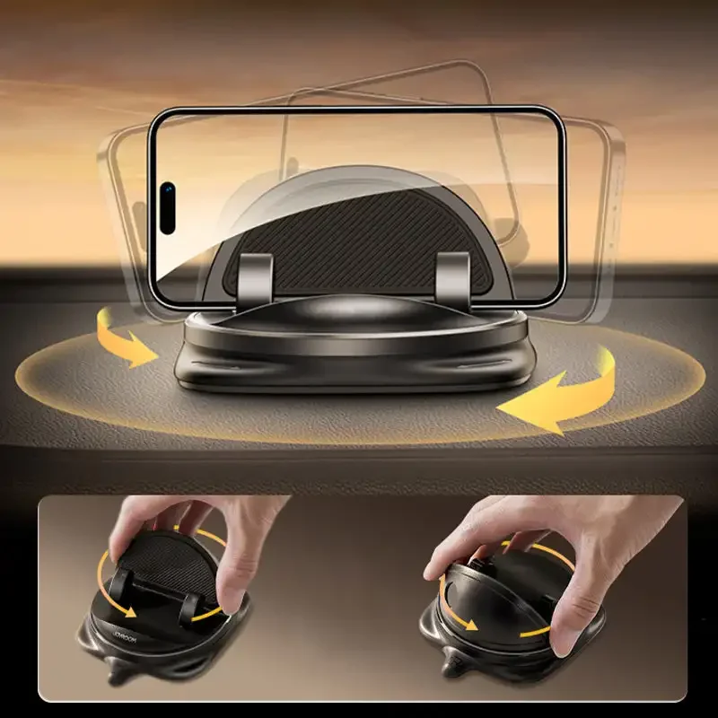 With non-slip silicone, fits iPhone Samsung smartphones, cell phone holder for car dashboard 360° rotation
With non-slip silicone, fits iPhone Samsung smartphones, cell phone holder for car dashboard 360° rotation