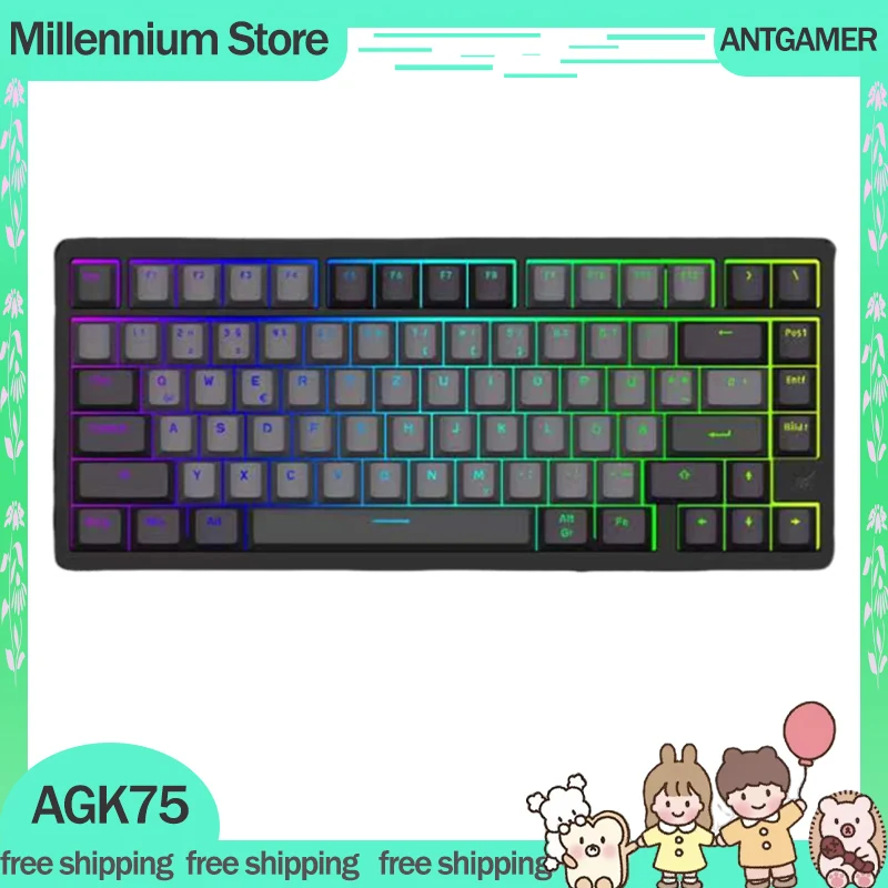 Магнитная клавиатура Antgamer Agk75, 81 клавиша, игровые клавиатуры, алюминиевый сплав, 8000 Гц, Kaih Switch Hot-Sawp Rgb, игровые клавиатуры
Магнитная клавиатура Antgamer Agk75, 81 клавиша, игровые клавиатуры, алюминиевый сплав, 8000 Гц, Kaih Switch Hot-Sawp Rgb, игровые клавиатуры
