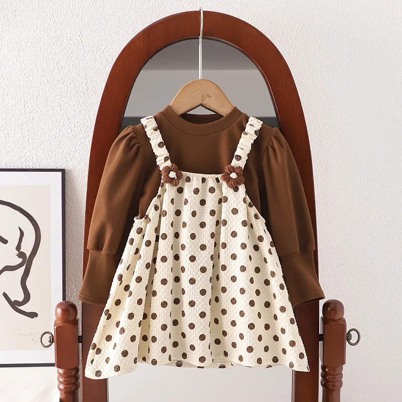 Spring Autumn Dresses For Girls Vintage Baby Girl Clothing Fashion Clothes For Newborns Princess Children's Dress Two-piece suit
Spring Autumn Dresses For Girls Vintage Baby Girl Clothing Fashion Clothes For Newborns Princess Children's Dress Two-piece suit