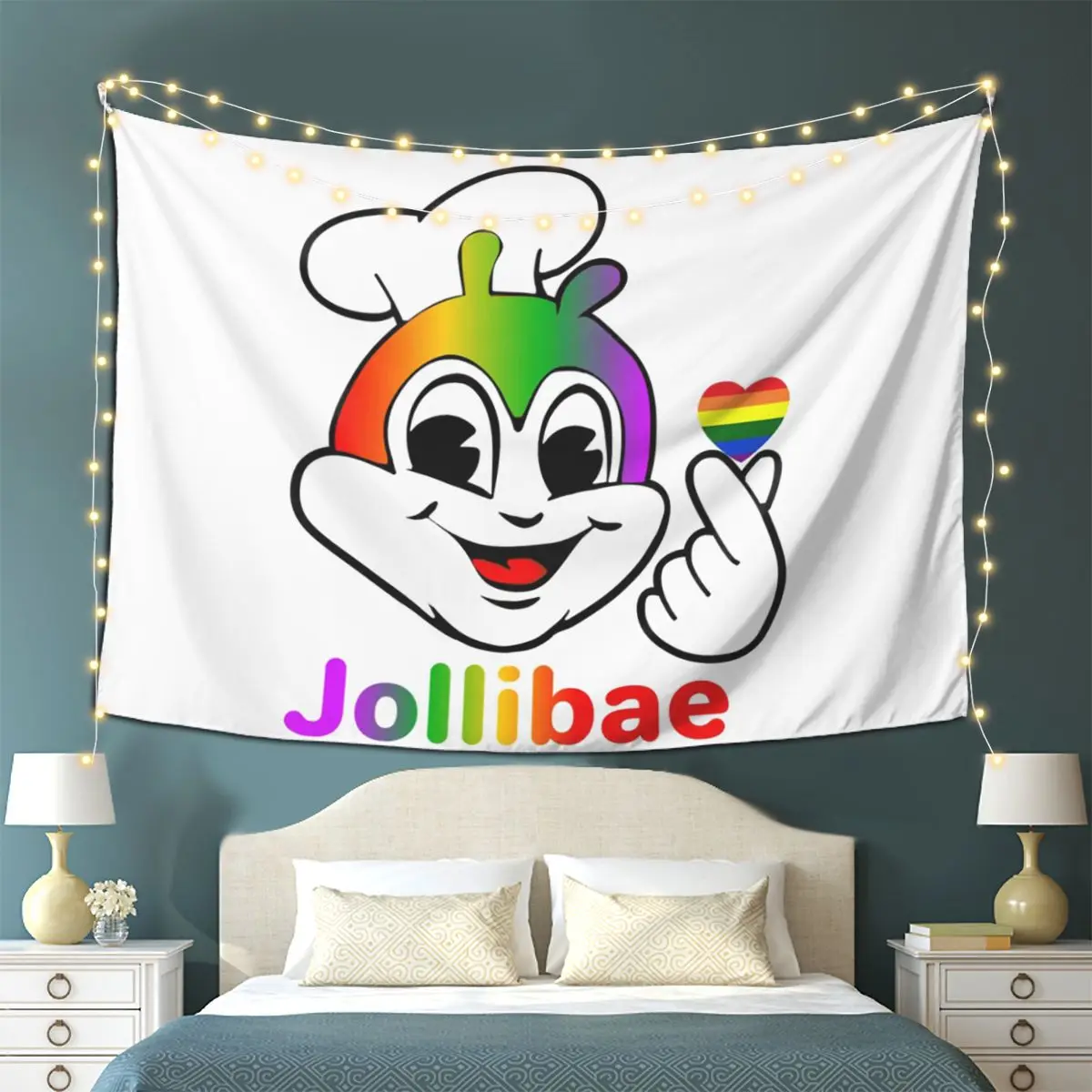 JOLLI BAE PRIDE JOLLIBEE Tapestry Wall Hanging Aesthetic Home Decoration Tapestries for Living Room Bedroom
JOLLI BAE PRIDE JOLLIBEE Tapestry Wall Hanging Aesthetic Home Decoration Tapestries for Living Room Bedroom