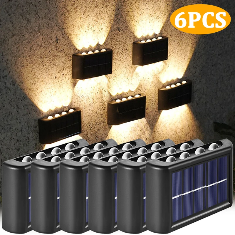 Solar Wall Lights Outdoor 8LED Waterproof Solar Power Garden Fence Decoration Lamp For Patio Porch Yard Exterior
Solar Wall Lights Outdoor 8LED Waterproof Solar Power Garden Fence Decoration Lamp For Patio Porch Yard Exterior