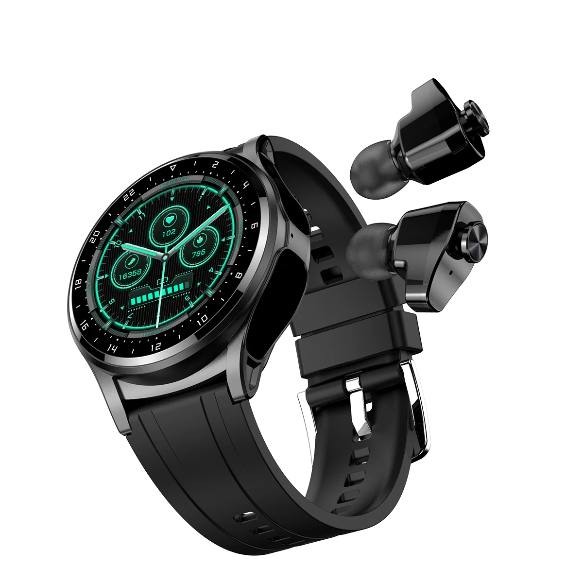 2024 Newest 2 in 1 Smartwatch With Bt Earphone Wireless Earbuds Heart Rate Monitoring Smart Watch
2024 Newest 2 in 1 Smartwatch With Bt Earphone Wireless Earbuds Heart Rate Monitoring Smart Watch