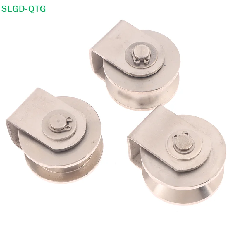 New 1pc U/V/H Shape Shower Door Pulley 201 Stainless Steel Sliding Door Roller Wheel Pulley With Bearing Furniture Accessories
New 1pc U/V/H Shape Shower Door Pulley 201 Stainless Steel Sliding Door Roller Wheel Pulley With Bearing Furniture Accessories