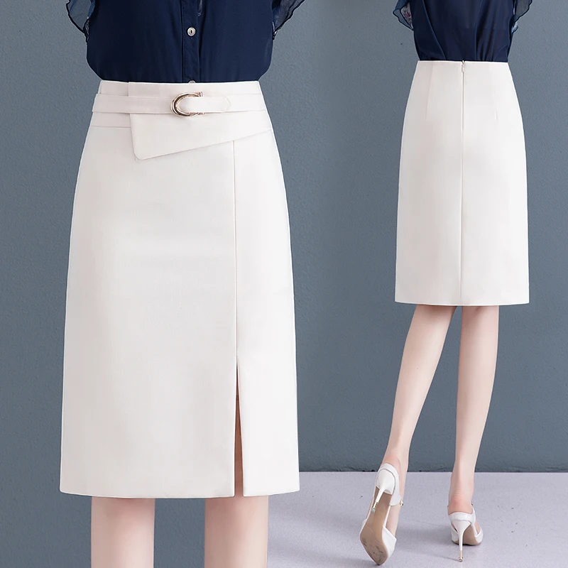High Waist Asymmetrical Midi Skirt for Women Fashionable Split Cover Hip Spring Summer New Arrival Korean Style Straight Cut
High Waist Asymmetrical Midi Skirt for Women Fashionable Split Cover Hip Spring Summer New Arrival Korean Style Straight Cut