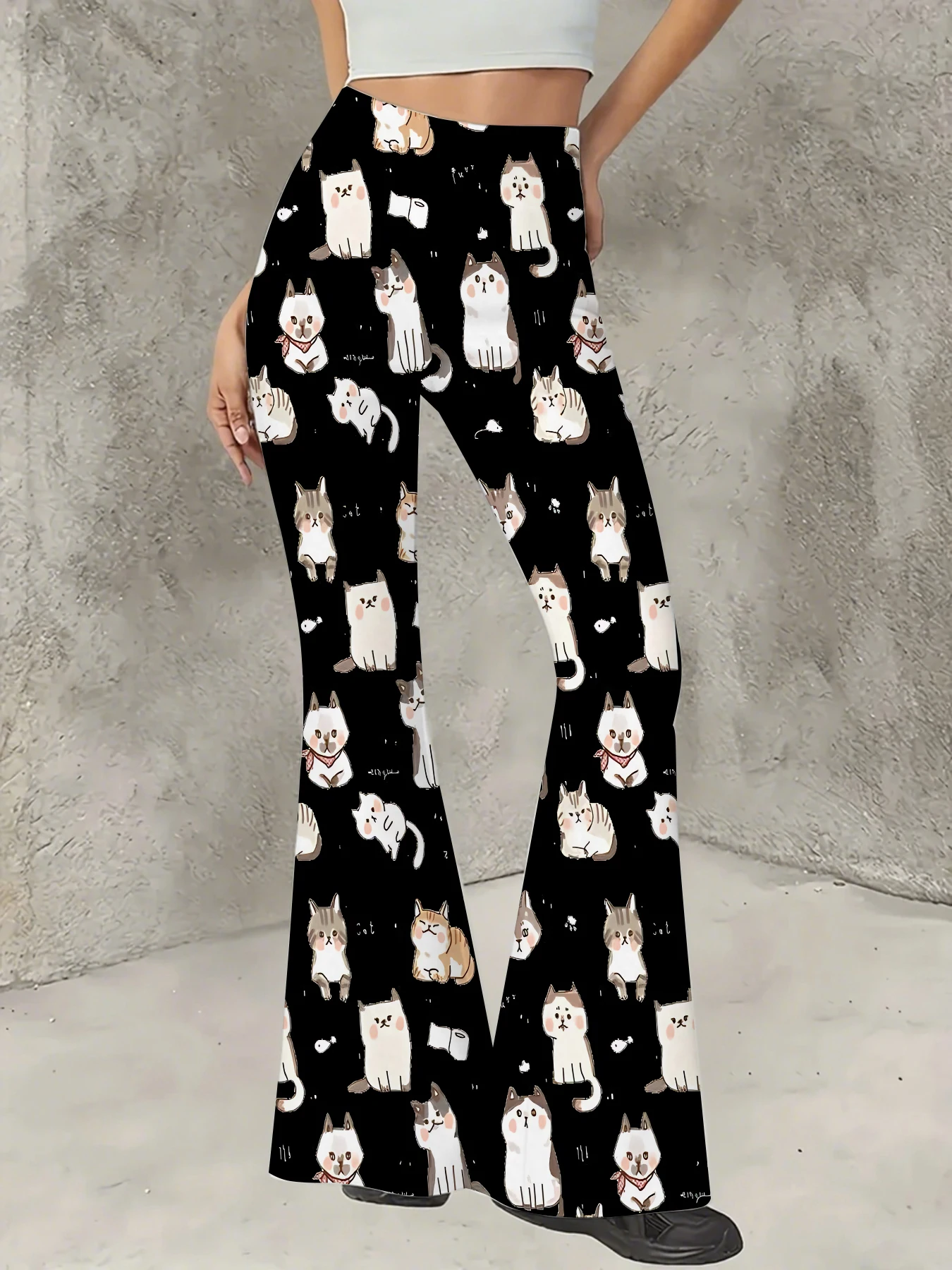 Women's Printed Flare Pants Y2K High Waist Bell Bottom Trousers Streetwear
Women's Printed Flare Pants Y2K High Waist Bell Bottom Trousers Streetwear