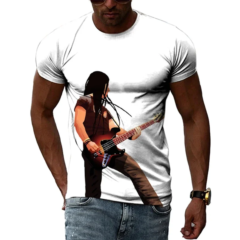 Rock Musical Guitar Summer Harajuku Design Fashion Men T shirt Hot Summer 3D All Over Printed Tee Tops shirts Unisex T shirt
Rock Musical Guitar Summer Harajuku Design Fashion Men T shirt Hot Summer 3D All Over Printed Tee Tops shirts Unisex T shirt
